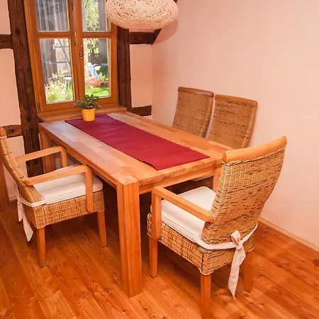 アパート Ferienwohnung Fachwerk Geisfeld